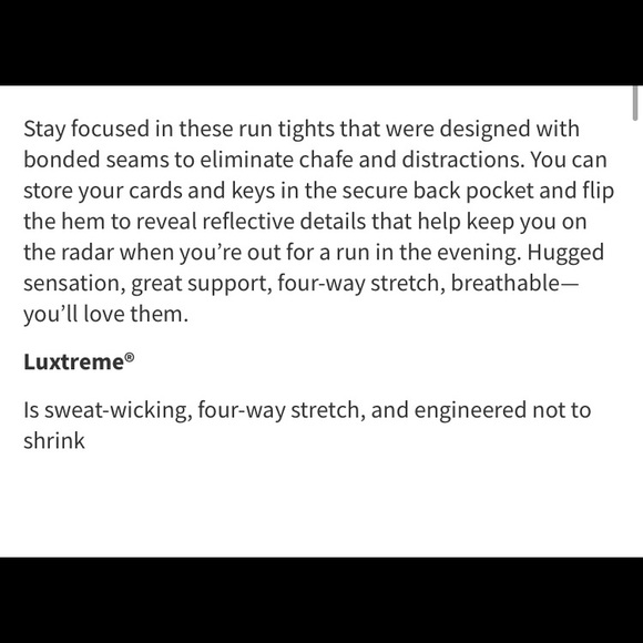 Lululemon On Track Blue/Black Tight Size 2 - Picture 12 of 12